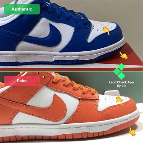 how to spot fake nike dunk low|fake nike dunks heel check.